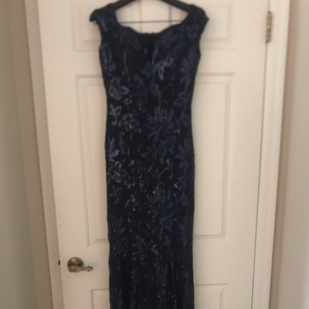 Vine Camuto Navy Gown